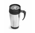 Arabica Stainless Steel & Plastic Double-Wall Mug - 450ml MUG-6505-NOLOGO (2)